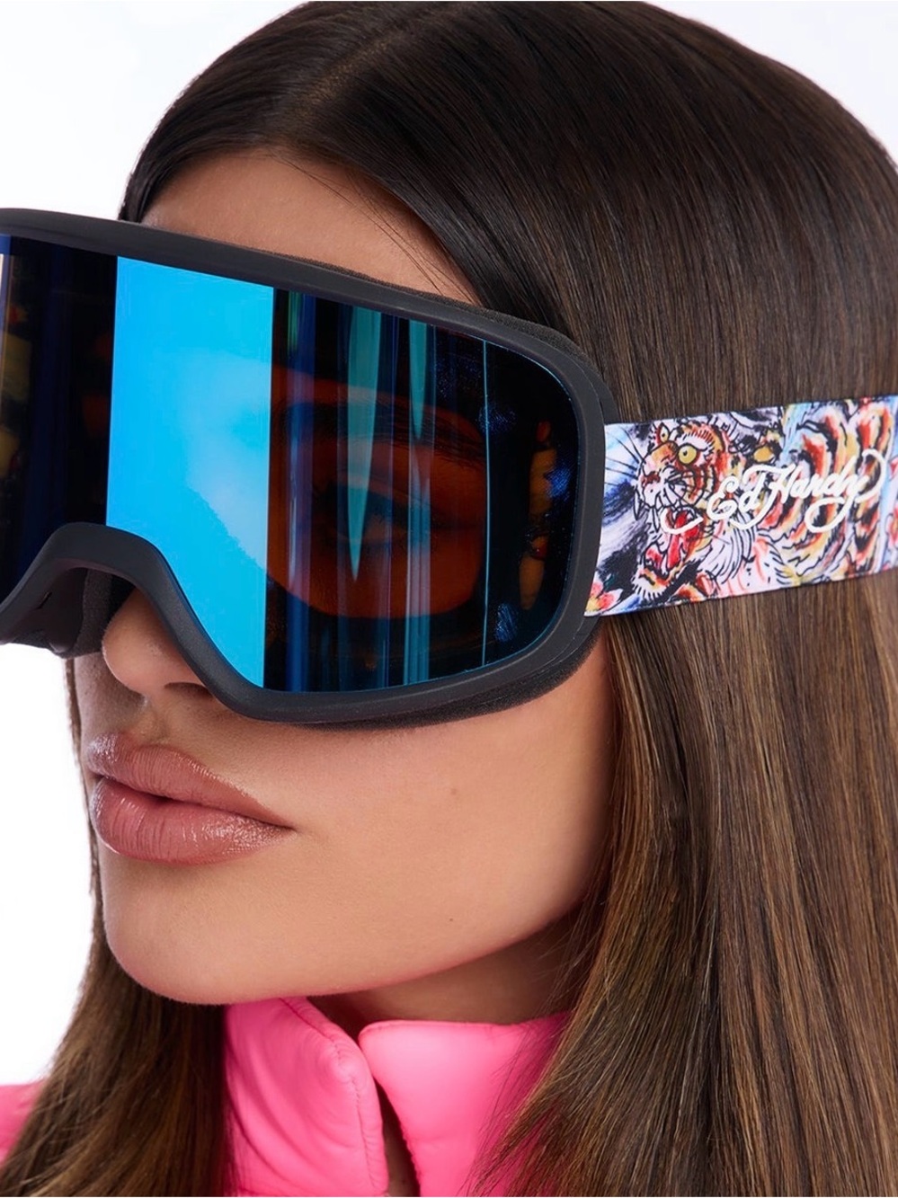 Ed Hardy Snow Animal Ed Hardy Snowboard Ski Goggles. BLUE